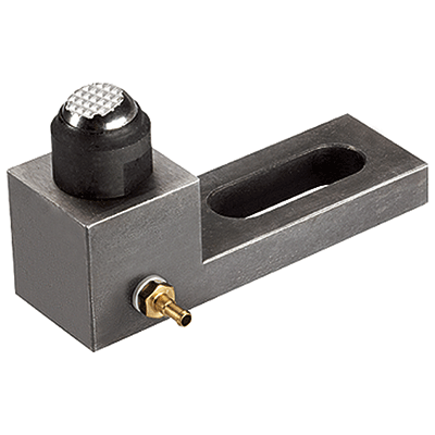 Positioning Sensors Orienting, pneumatic / flat-faced ball, ribbed with holding bar