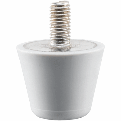 Silicone Endstop Buffers truncated cone form, with screw