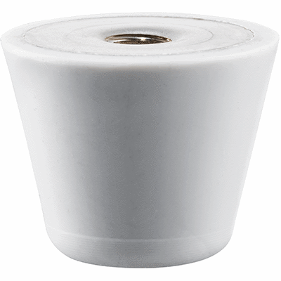 Silicone Endstop Buffers truncated cone form, with female thread
