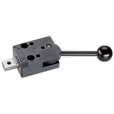 Locating Clamps with spiral eccentric clamping lever