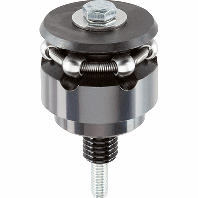 Centering Clamping Elements, with clamping balls, operation from the bottom