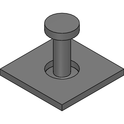 DEHA Spherical head plate anchor