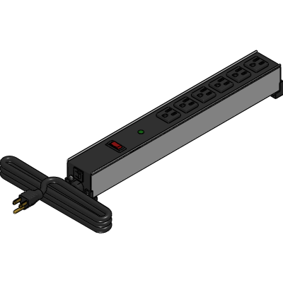 15 Amp Heavy Duty Surge Strip