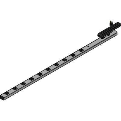 15 Amp Vertical Rackmount Surge Strip