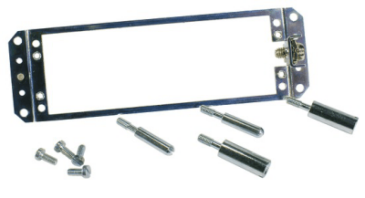 DIN-Power retaining frame