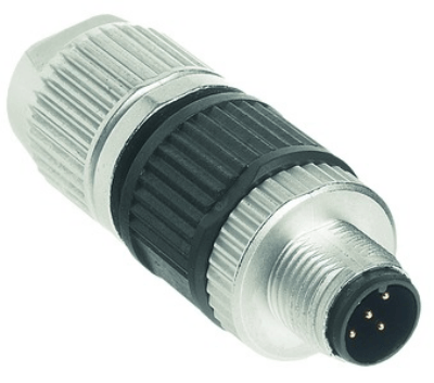 Circular Connector w. Harax M12 L5 M