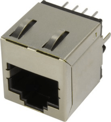 RJI RJ45 jack Cat.5 THR vertical 16x16