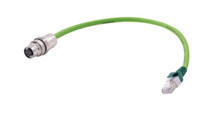 M12 D-cod PFT f - RJ45 PUR 1.0M