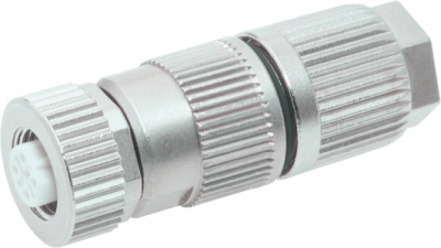 Circular Connector w. Harax M12 L 3 F
