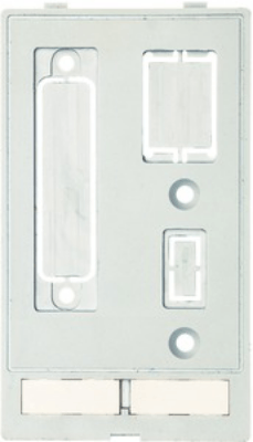 plate  (USB; RJ45; SUB-D25)