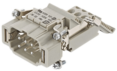 Han E AV 06 Pos. M Insert Term Block Rig