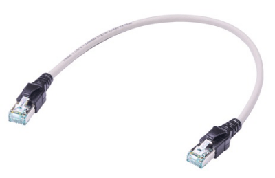 RJI DB Cat6a Cable Assy grey PUR 0,3m