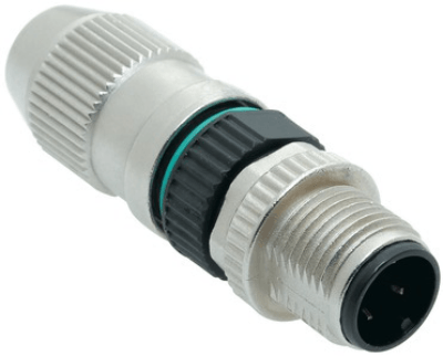 Circular Connector with Harax M 1 2/ 3-p