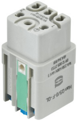 Han Q5/0 Insert female quick lock 1,5mm²