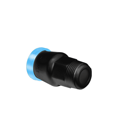 Raccord de tuyauterie ISO POM avec filetage extérieur réduit