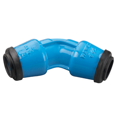 Elbow ISO fitting 45° ductile iron