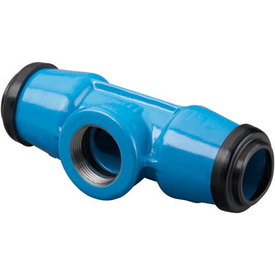T piece ISO fitting ductile iron