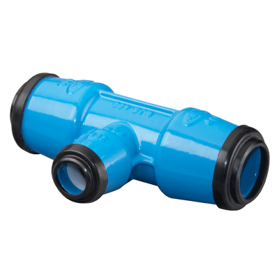 T piece ISO fitting ductile iron with three sockets