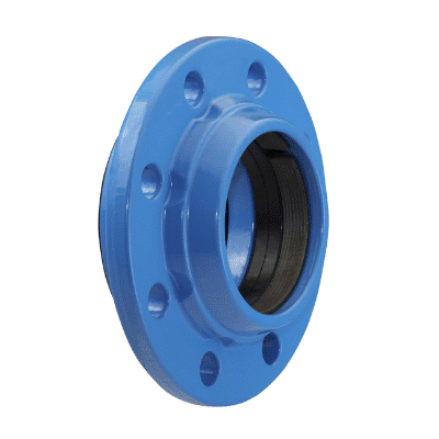 Restraint flange adapter for ductile iron pipes