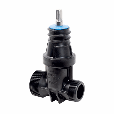 ISO combination tapping valve POM without fitting