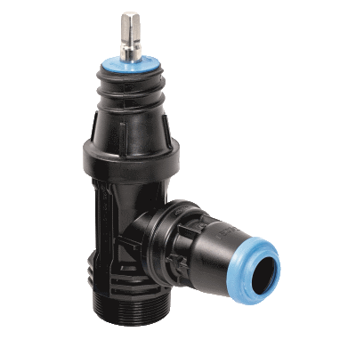 ISO combination service valve POM
