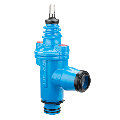 Service valves for vertical installations ZAK/ISO