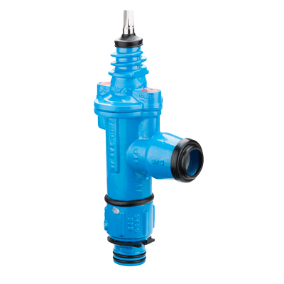 Service valves for vertical installations ZAK/ISO, swiveling