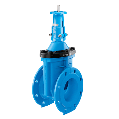 E3 gate valve with flanges, short, for actuator