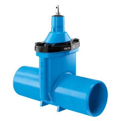 E3 valve with spigot ends, long