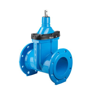 E3 valve with flanges, long, PN 10 I PN 16