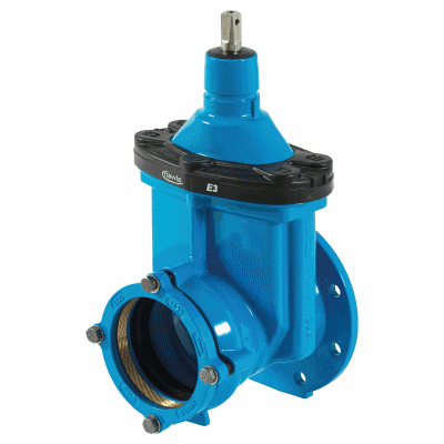 Flange/PE-plug-in sleeve slider, PN 16