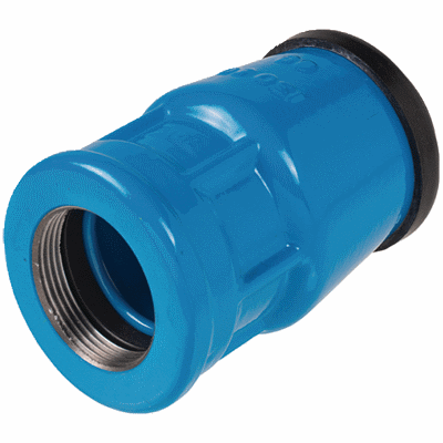 Steckfitting Guss, mit reduziertem Innengewinde