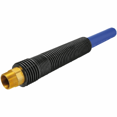 Passage de mur PE, avec filetage extérieur, droit, PN 16