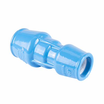 Verbinder mit beidseitigem Steckfitting, reduziert
