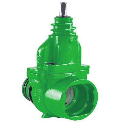 Service valve for sewage water with ZAK spigot end and ZAK socket