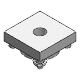 Rubber-metal bearing