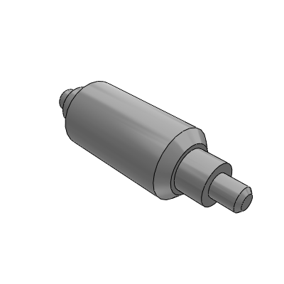 30 degree trapezoidal lead screw - two step type at both ends