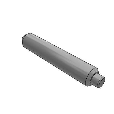 30 degree trapezoidal lead screw - two steps at both ends · right rotation with keyway