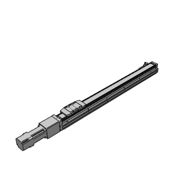 Screw type single-axis robot, screw drive/track embedded type