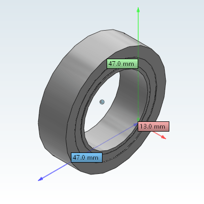 Double row angular contact ball bearing - with rubber seal ring - standard type - contact angle 30°