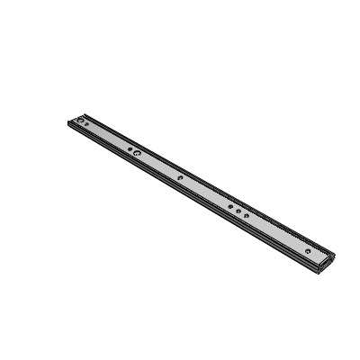 Linear slide rail, 35 series,steel / two section pull-out type
