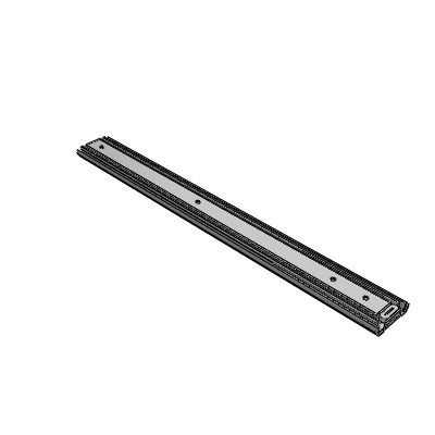 Linear slide rail,51 series, steel / three section pull-out type