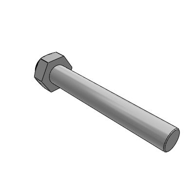 Stop bolt with stop - standard type / hexagonal socket hole type