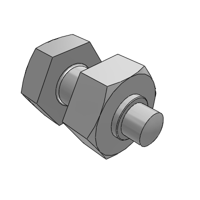 Adjusting screw assembly - adjusting bolt - Hexagon bolt type