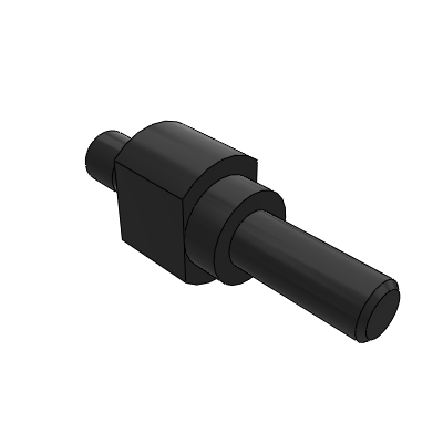 Cantilever pin external thread installation external thread step type