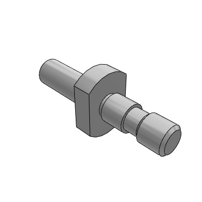 Cantilever pin embedded in external thread installation external thread standard type