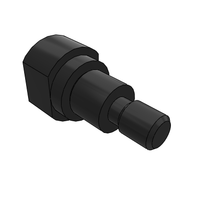 Cantilever pin bolt installation internal thread step type