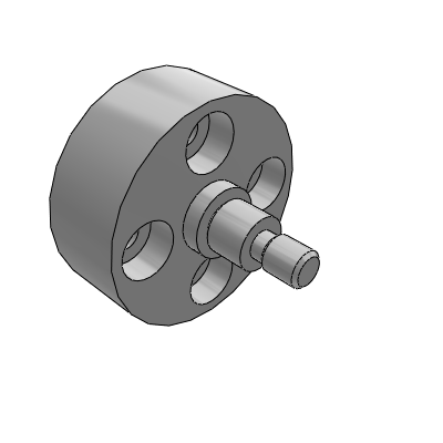Cantilever pin flange nut fixed type