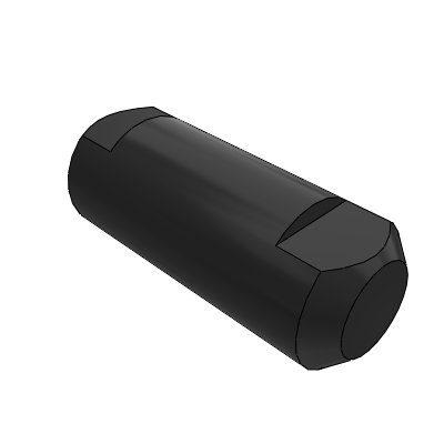 Hinge pin double anti rotation surface type