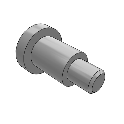 Step screw type selection for hinge pin fulcrum